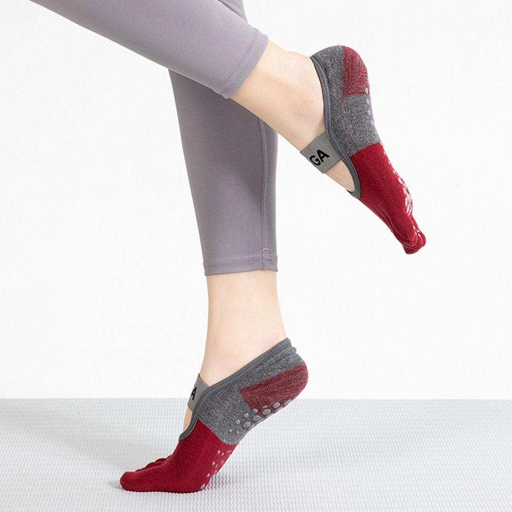 Cotton Pilates Socks Anti-slip Sports Socks New Yoga Socks  Ladies