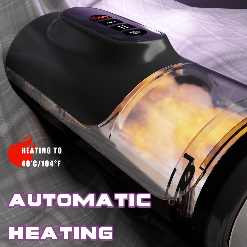 4-in-1 Automatic Male Masturbator with Sucking Heated Vibration and Penis Pump Ultimate Male Pleasure Toy Male Adult Toys