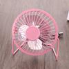 4 inch Portable Metal Mute Table USB Charged Cooling Fan Home Office Air