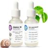 WildOak Hydration & Pore Minimizer Serum Combo: 10% Niacinamide Cica Serum + Snail 96 Peptide Serum  | 30ml Each