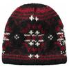 Supreme Черная вязаная шапка в стиле Fair Isle с шипами