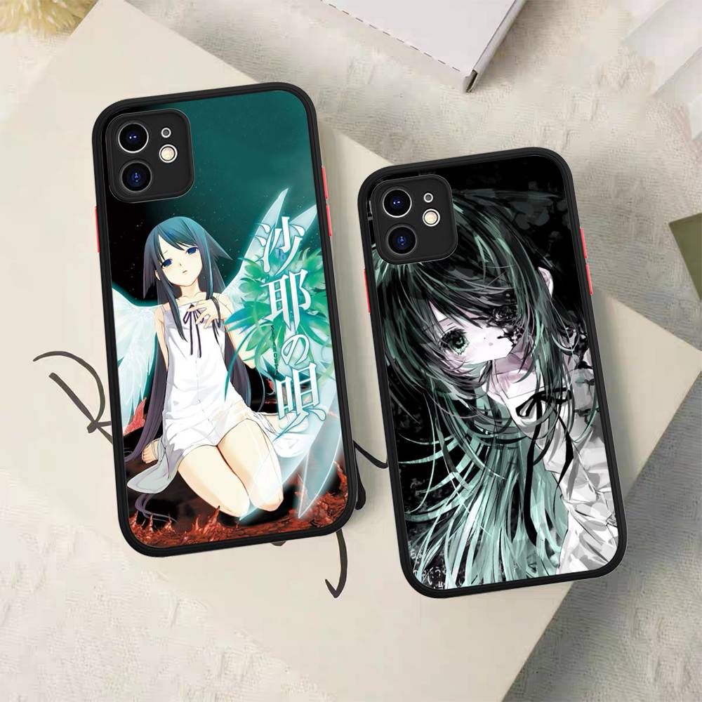 The Song Of Saya Horror Game For IPhone Air 16 15 14 Plus 13 12 11 Pro Max Matte Cover Jelly Shockproof Phone Case