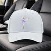 Purple Ballerina Sandwich Cap  Adjustable Unisex Baseball Cap for Travel Parties Birthdays  Holidays