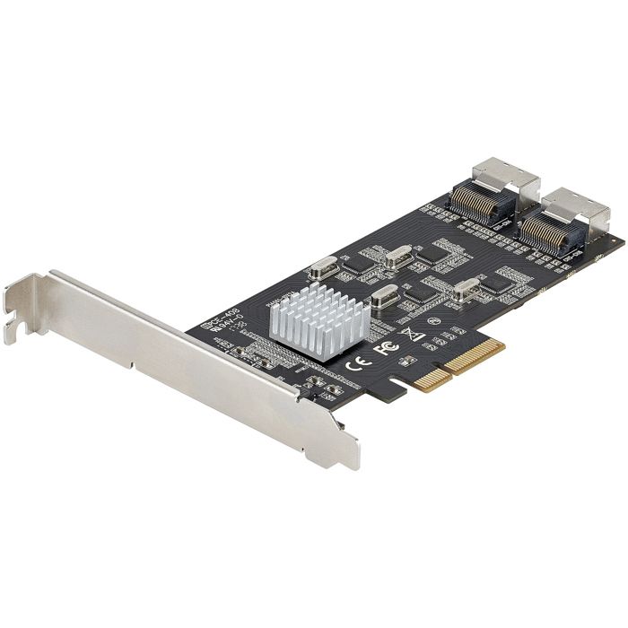 Contrôleur SATA PCIe 8 Ports - StarTech - 6 Gbit/s - PCI-e x4 Gen 2 - Adaptateur SATA III