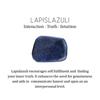 Natural Lapis Lazuli Copper September Birth Electroformed Handcrafted Pendant V-53