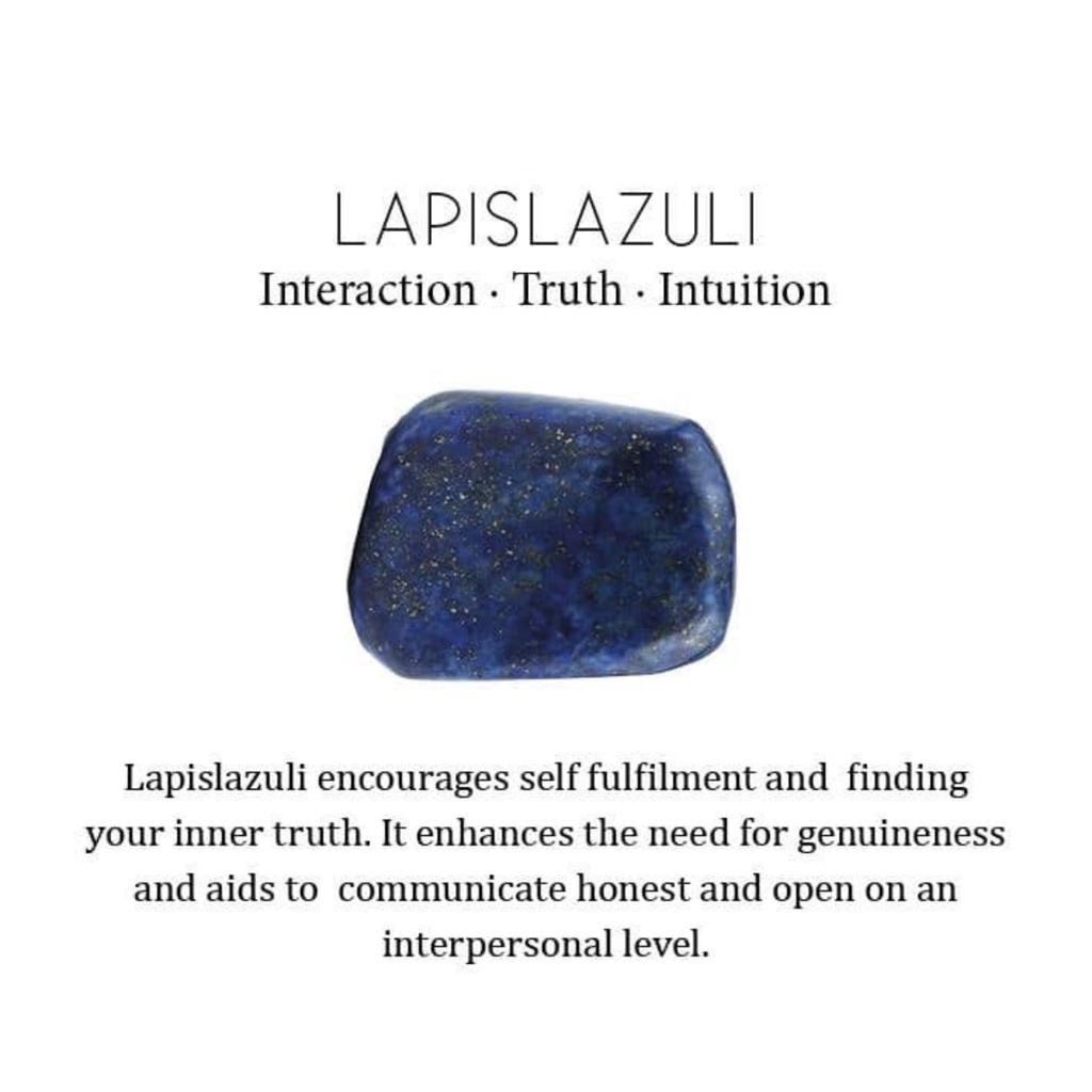 Natural Lapis Lazuli Copper September Birth Electroformed Handcrafted Pendant V-53