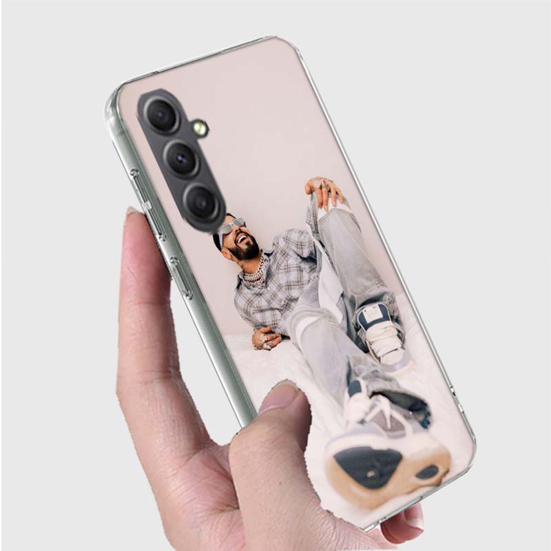 Rapper A-Anuel AA Real Phone Case for Samsung A16 A26 A36 A56 A17 A37 A57 A07 A06 A02S A03 A04S A05S Galaxy Note 20 10 A50S A71