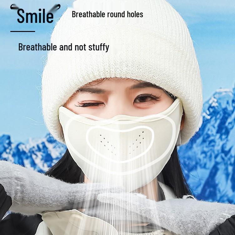 New Arrival: High-Value Women's Warm Face Mask for Autumn/Winter - Cold & Windproof for Cycling.