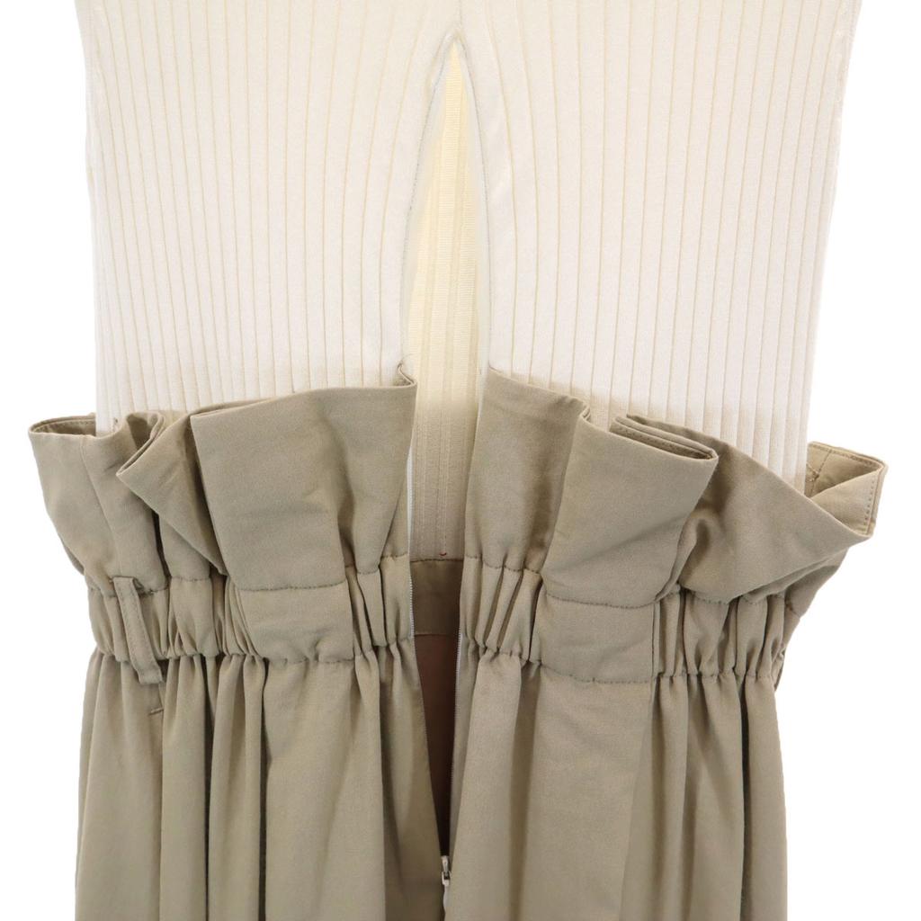 FRAY I.D No Sleeve Knit Docking One Piece Gurege Women Used