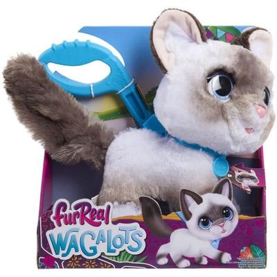 Интерактивная игрушка - FURREAL FRIENDS - Котёнок Большой Ходок 23 см - Интерактивное животное с поводком