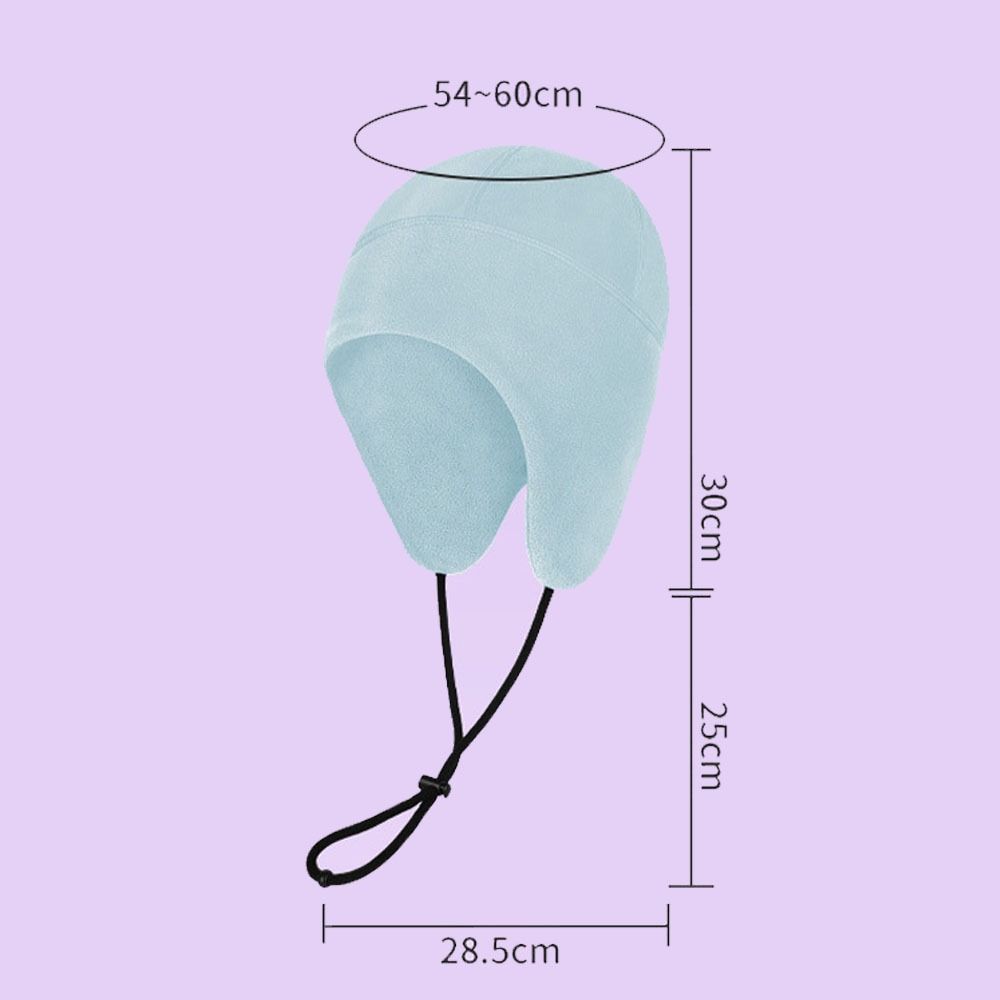 Bonnet Style Winter Fleece Caps Warm Earflap Protection Warm Bicycle Headwear Cycling Headwear Beanie Cap Outdoor Sports