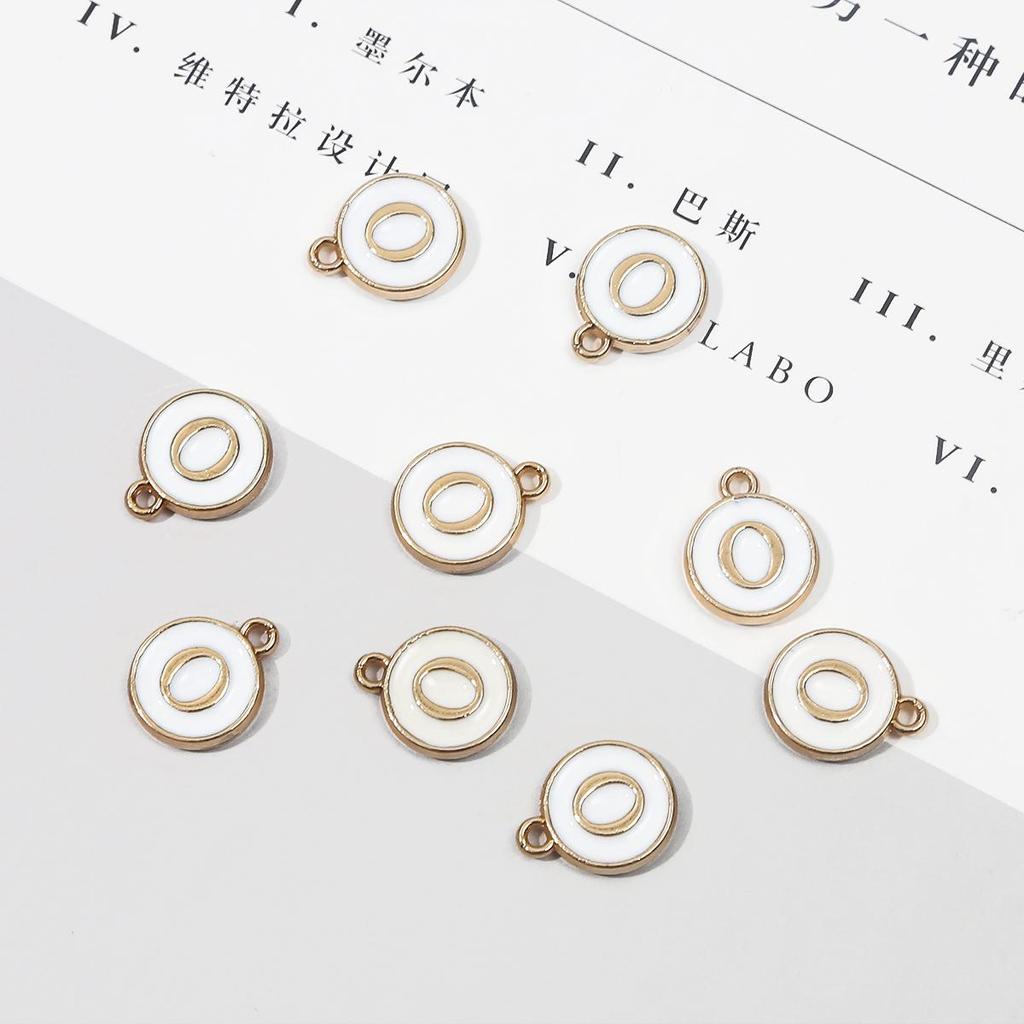 10 шт., металлическая эмаль, английские буквы, подвески, подвеска для самостоятельного изготовления ювелирных изделий, ожерелье, браслет, аксессуары