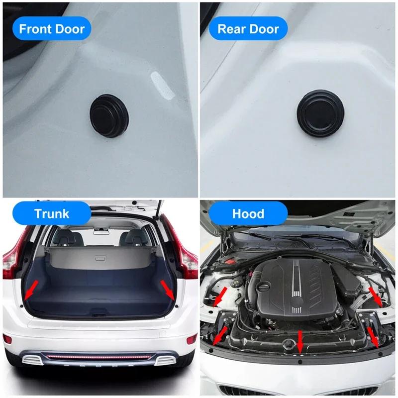 Car Door Shock Absorber Pads Buffer Bumper Anti-collision Shock Absorbing Gasket For Auto Sound Insulation Adhesive Stickers