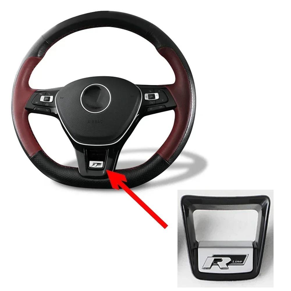 Car Steering Wheel Logo Emblem Sticker Decals for Volkswagen VW Jetta Touran POLO Golf MK4 MK5 MK7 Tiguan Passat TSI TDILP5