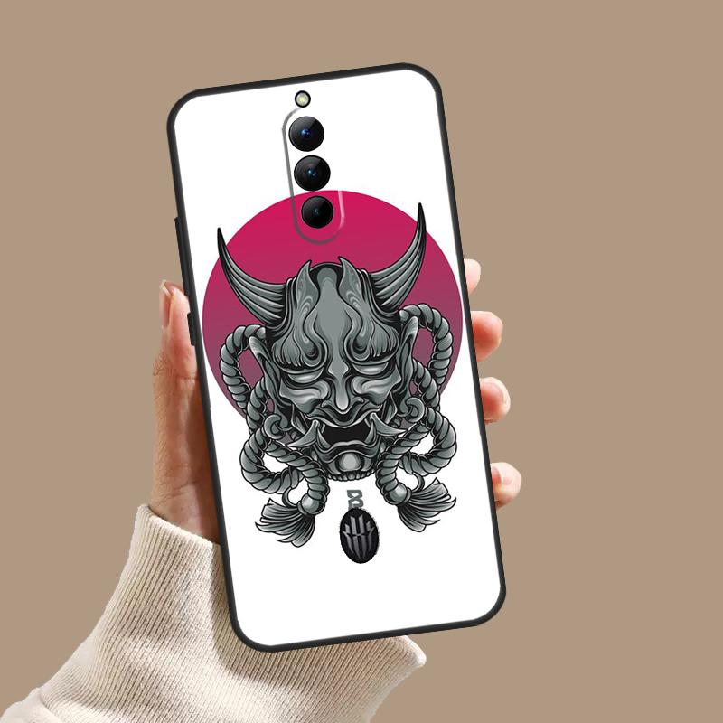 Чехол-маска Они Самурая для ZTE Nubia Red Magic 11 9S 8S 8 9 10 10S Pro Plus 6 7 6S 7S Pro 5G 6R 10 Air