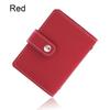 26 Card Slots Multi-function Candy Color Purse PU Leather Credit Card Holder Wallet RFID Blocking