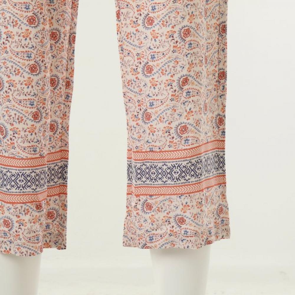 Wacoal Rayon Border Paisley Print Lounge Pants Wpa380wp