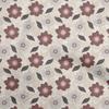 Cotton Flex Brown Fabric Dotted Floral Craft Projects Decor Fabric Printed By The Yard 40 Inch