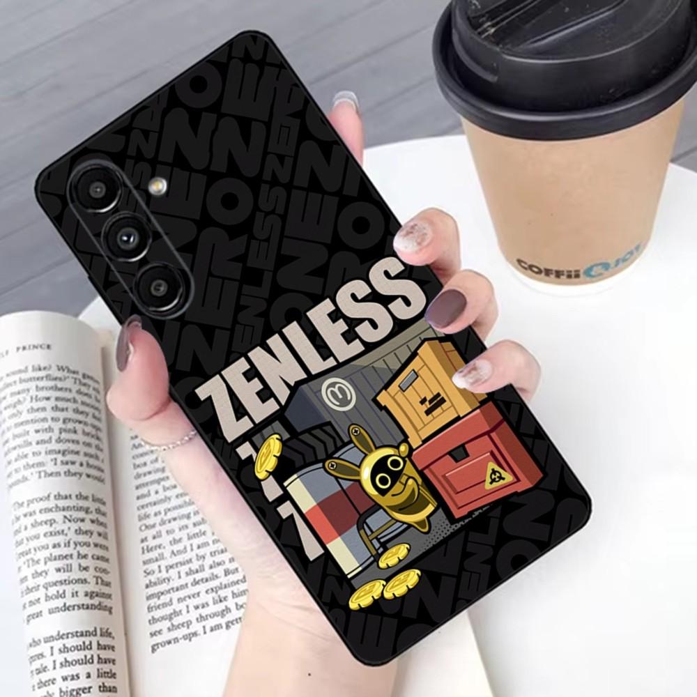Zenless Zone Zero ZZZ Чехол для телефона Bangboo для Samsung S 25,24,21,22,23,30,20,Ultra,Plus,Fe,Lite,Note,10,9,5G Черный Мягкий