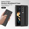 Elastic Wristband Protective Case For Samsung Galaxy Z Fold 3 Fold 4 5g Dropproof Business Phone Case Fold4 Skin Feel Back Cover