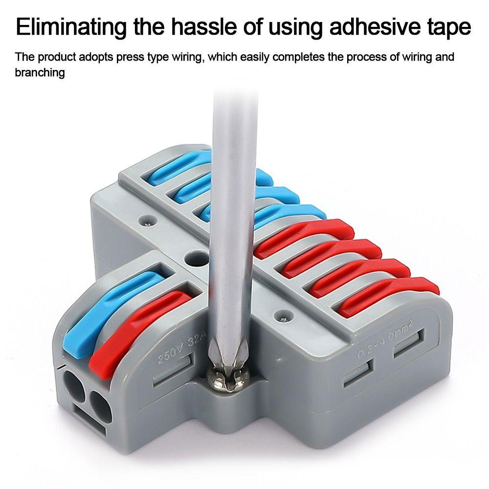 Мини-быстрая клеммная колодка Универсальные компактные клеммные колодки с быстрым разъемом Электрические