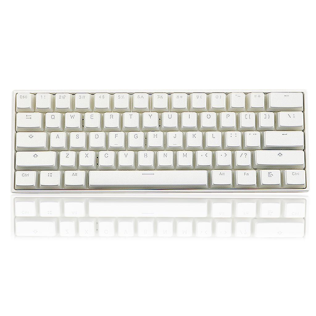 108 Двухкомпонентных PBT Клавишных Колпачков OEM Пудинговый Набор Для Механической Игровой Клавиатуры с Подсветкой (Молочно-белый +