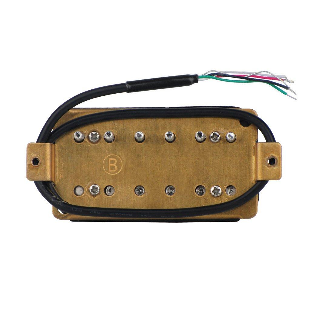 FLEOR Электрогитара Хамбакер Звукосниматель Двойной Катушки Гитара Бридж Звукосниматель Гриф Набор Белый & -