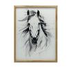 Subtle Elegance of the Horse Subtle Elegance of the Horse, 30X40 Cm, White Wooden Frame, 230 Gsm Matte Paper