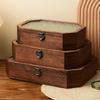 Solid Wood Decorative Organizer Box for Small Accessories and More