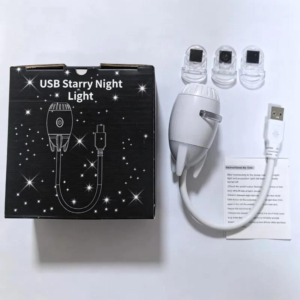 Adjustable Brightness Starry Sky Projection Night Light Car Roof Lights