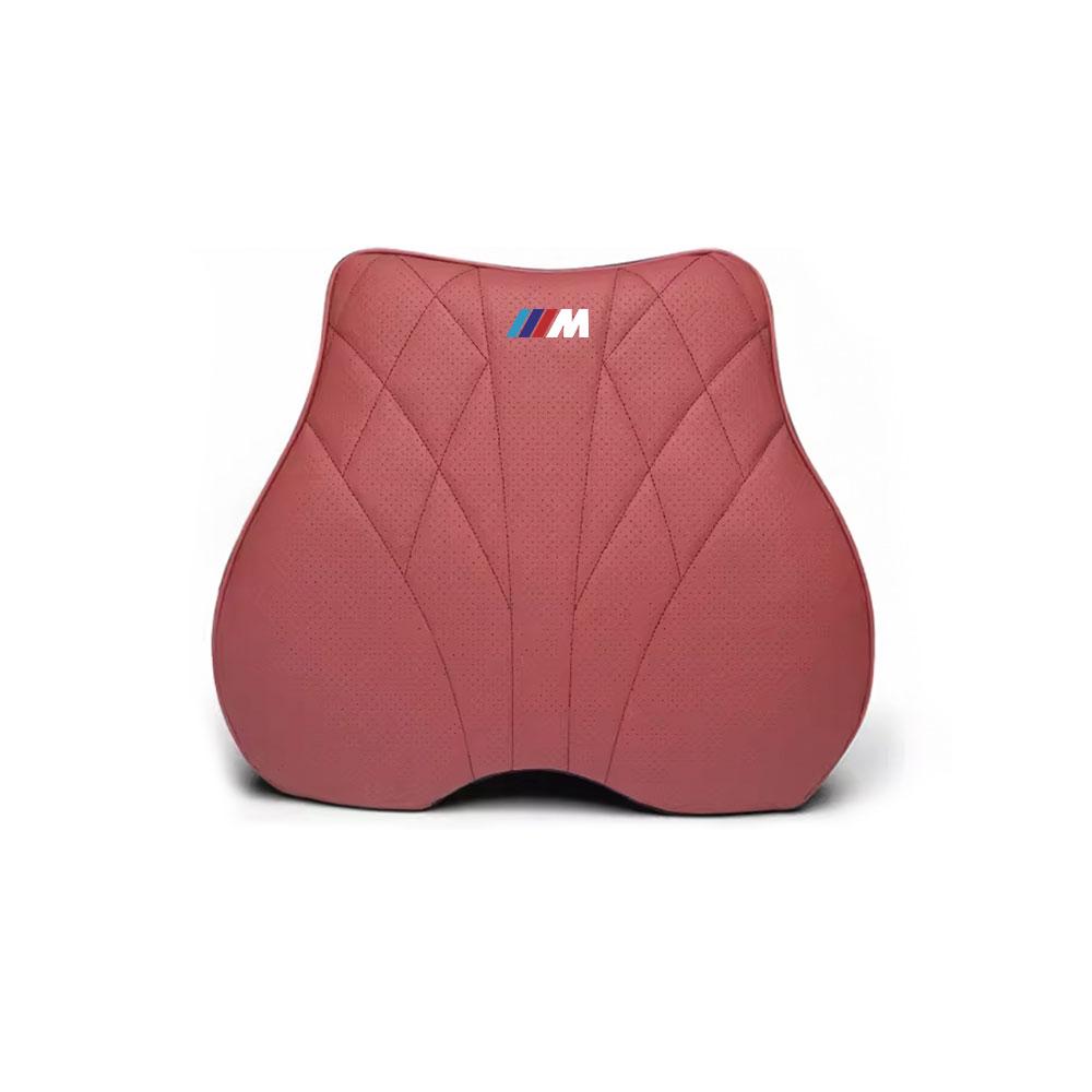 AZXN6 Car Memory Foam Headrest Neck Pillow Lumbar Waist Cushion Accessories For BMW M Performance E39 F20 E36 G30 G20 X5 Auto Interior