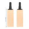 2PCS Set Wood Wooden Air Bubble Stone Cylinder Fine Bubbles Natural Wooden Diffuser Fine Mist Air Stone Diffuser Aquarium