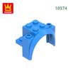 37 шт./лот 18974 Арка Круглый Транспортный Блок Moc Цвета Аксессуары Работает с с Кирпичом DIY Детская Игрушка Собираемые Детали