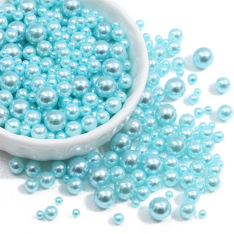 200 шт., 3-8 мм, цветные бусины из АБС-пластика, круглые искусственные жемчужные бусины для самостоятельного изготовления ювелирных изделий, украшения дома, художественный искусственный жемчуг для наполнителей ваз