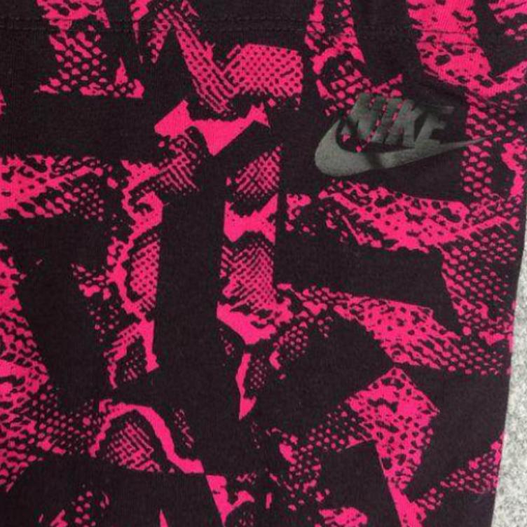 Nike Модные спортивные прочные длинные брюки для бега с принтом по всей поверхности Женские брюки 678837-607