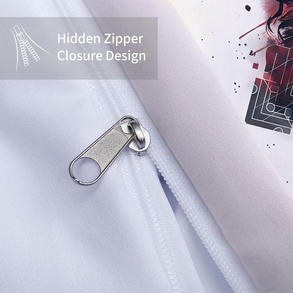 Комплекты постельного белья с львиным принтом Комплекты постельного белья с животным принтом 2/3 шт. Домашнее постельное белье Супер Кинг Пододеяльник Наволочка Одеяло Текстиль Пододеяльник