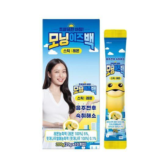 Morning Is Bag Stick Jelly 10 шт., выберите 1 из 3 видов (Зеленое яблоко / Черника / Лимон)