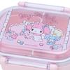 Sanrio Ланч и Сушилка Включает Имя Сделано в Персонаж My Melody 878634 Детская Коробка, 360 мл, Антибактериальная, Микроволновая печь, Посудомоечная машина, Безопасная, Наклейка,