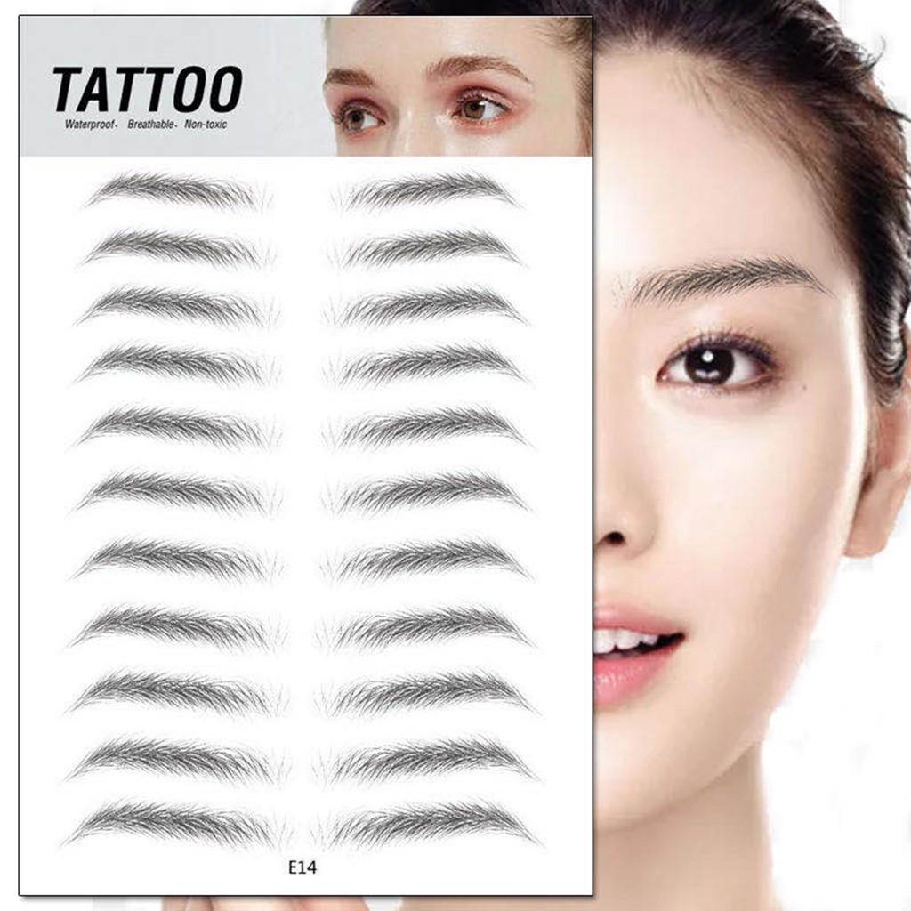 4D Hair-Like Authentic Eyebrows Grooming Shaping Brow Shaper Макияж Наклейка для бровей