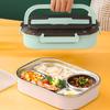 Контейнер для обеда, вода может быть нагрета, герметичный, противоударный, держатель для еды, не содержит BPA, подогреватель горячей еды, коробка для бенто, школьные принадлежности