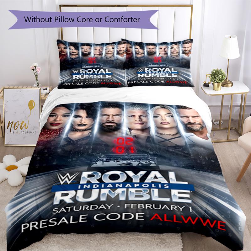 Royal Rumbl Quilt Cover Set Design for Guest Room Machine Washable Perfect Gift for Friends Family
