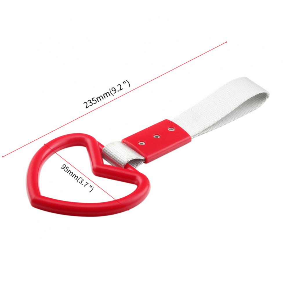 Tsurikawa Heart JDM Train Bus Handle Hand Strap Styling Drift Charm Strap Drift Auto Accessories Car Strap