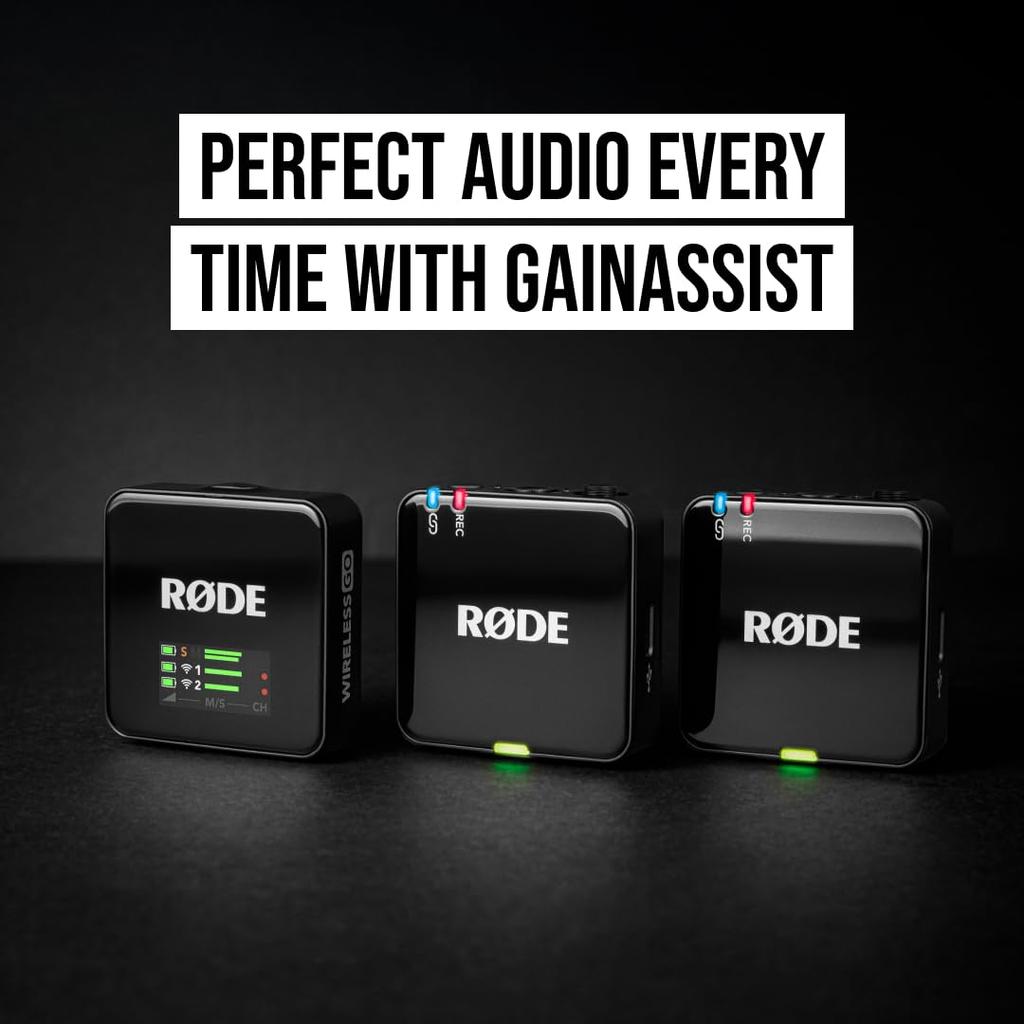 Микрофоны RODE Wireless Go Small Беспроводной микрофон Черный WIGOGEN3 (3-е поколение)