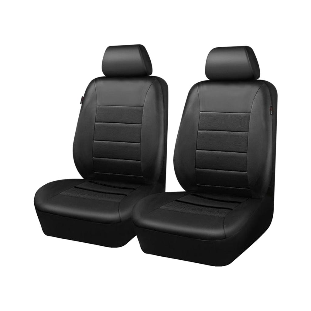 Универсальные чехлы на автомобильные сиденья, 9 шт., Защитные чехлы для передних и задних сидений из искусственной кожи, Полный комплект чехлов на автомобильные сиденья, Передние сиденья