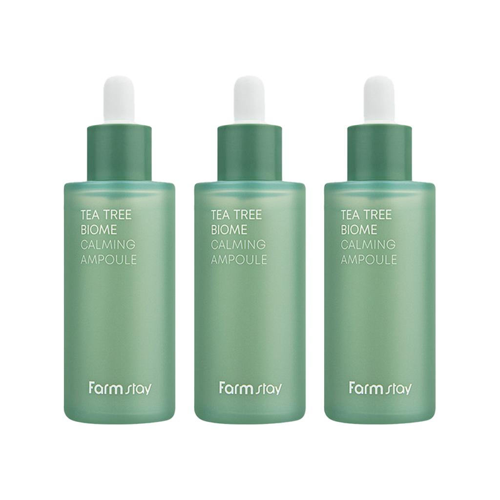 FARM STAY Tea Tree Biome Calming Ampoule 50ml (3 Options)
