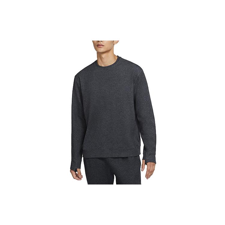 Nike Sweatshirts Men's Black Crew Neck Moderate Regular CU6246-010