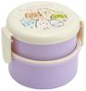 Skater Antibacterial Lunch Box Sumikko Gurashi Rabbit Rice 500ml 2 Tiers Round Made In Japan ONWR1AG-A