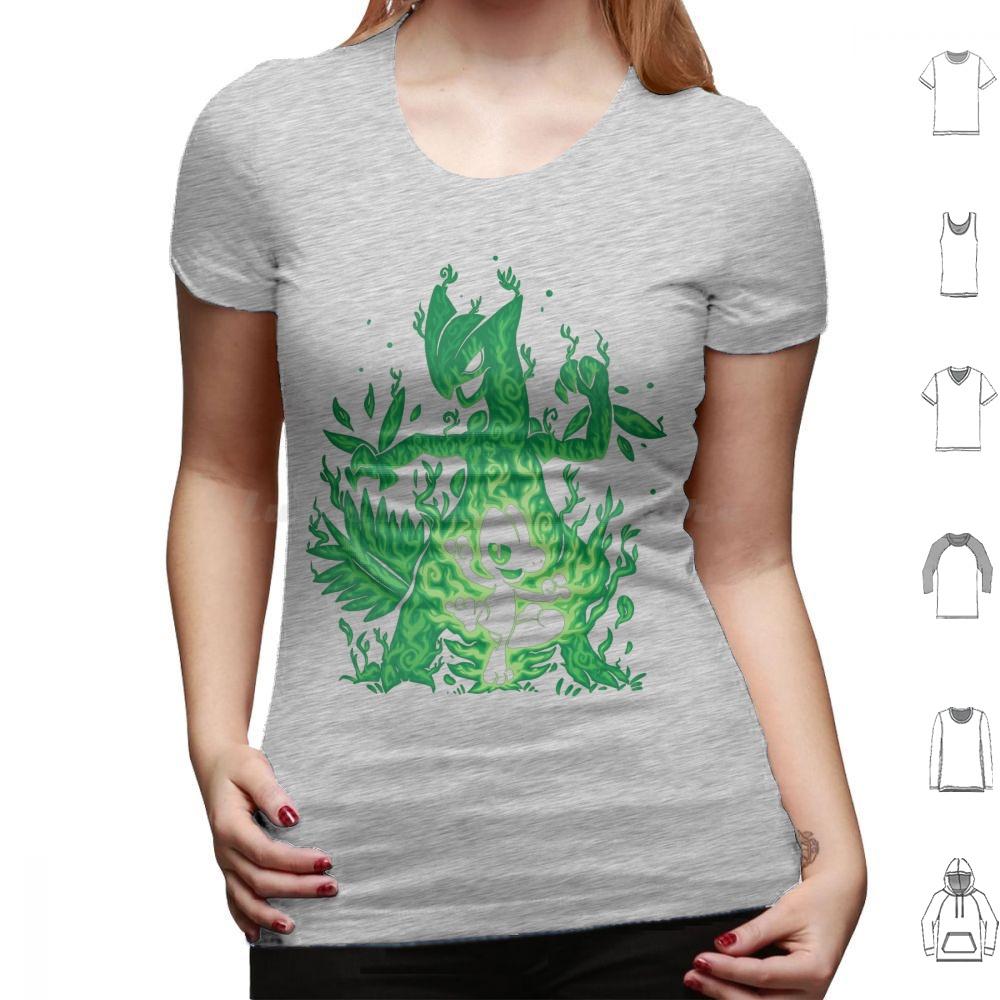 Silhouette : Grass Lizard Evolution T Shirt Big Size 100% Cotton Silhouette Evolution Generation 3 Pókèmón P ? K ? Chü Tr ? ? ?