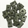 150Pcs Car Metal Screw Fastener U-Type Clips Anti-rust Clamp Fastener Bumper Fender Trim Panel Fastener Board Clip Accessories