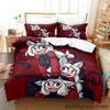 Комплект постельного белья Helltaker Single Twin Full Queen King Size Bed Set Aldult Kid Bedroom Duvetcover Sets Anime Parure de lit Bed
